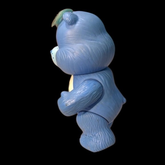 Vintage 1983 Care Bears Grumpy Bear Posable PVC Action Figure - Picture 8 of 11